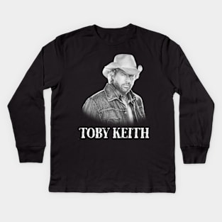 Toby Keith - Vintage Kids Long Sleeve T-Shirt